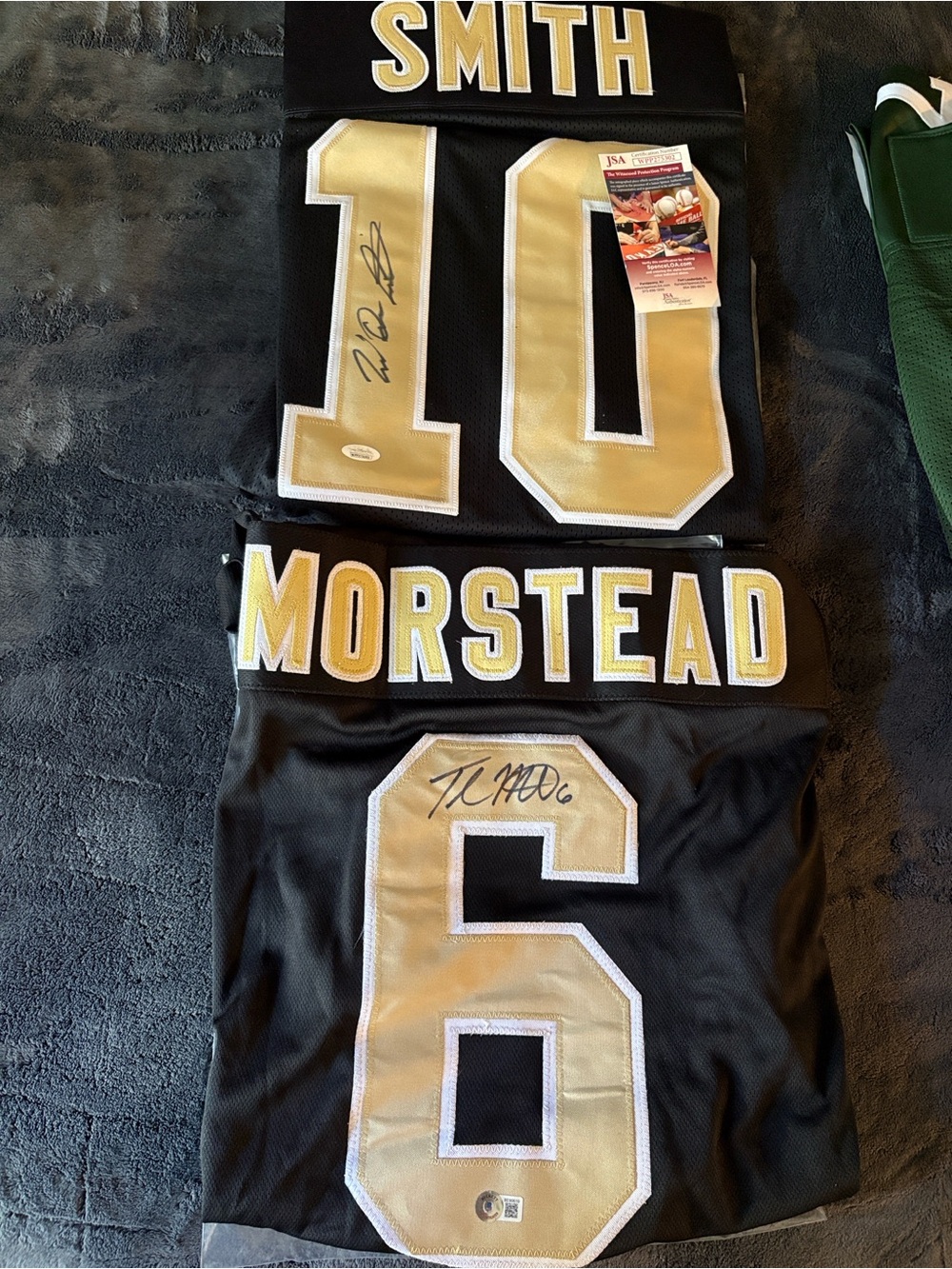 Black and Gold Kids Football Jersey Top - Unbranded 2 jersey sold together